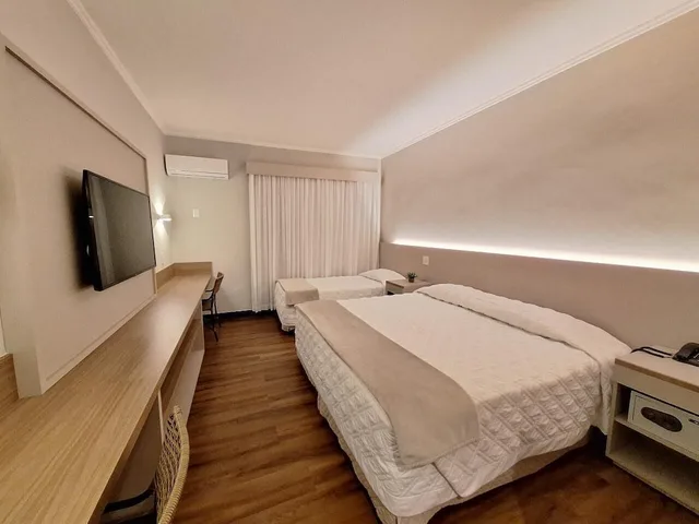 غرفة بريميوم بسرير مزدوج وسرير فردي، Hotel Nacional de Rio Preto Distributed By Intercity Ex Hotel Nacional Plaza Inn 2/3