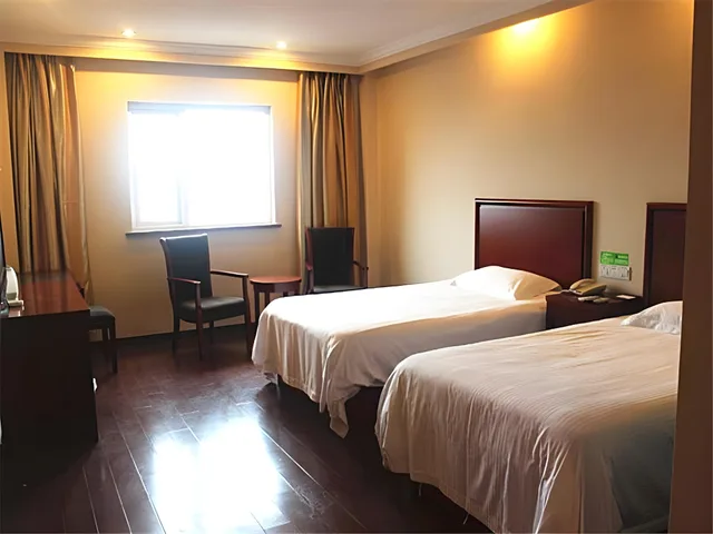 غرفة بسريرين منفصلين، Greentree Inn Shanghai Meilan Lake Hutai Road Express Hotel 2/2