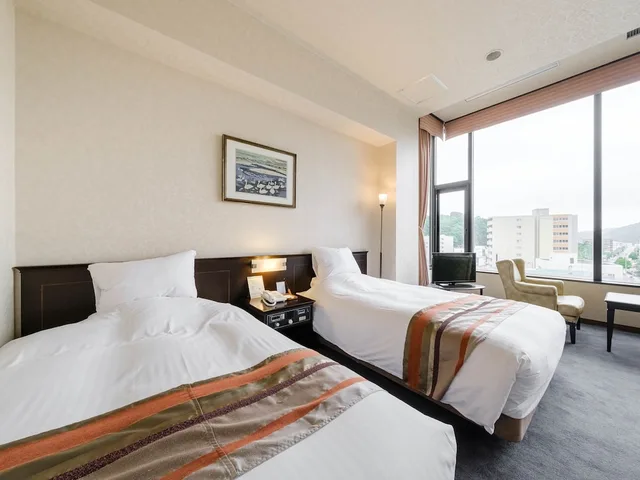 غرفة تنفيذية بسريرين منفصلين، Abashiri Central Hotel 1/3