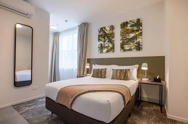 Petite, Studio, Double Bed، Sojourn Apartment Hotel Riddiford Street Limited 6/8