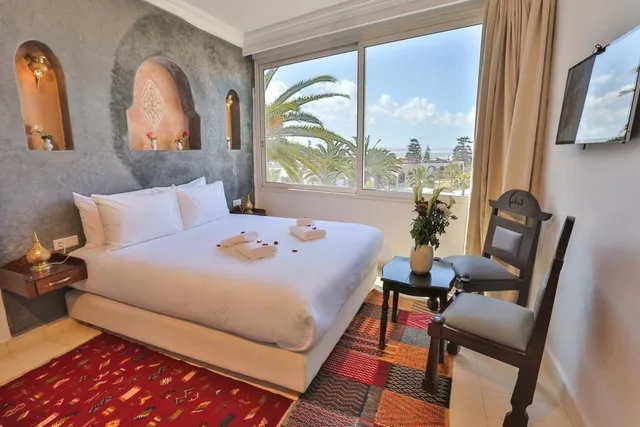 استوديو فاخر بسرير كينج بإطلالة على البحر مع أريكة، Riad Diamant Blanc 1/7