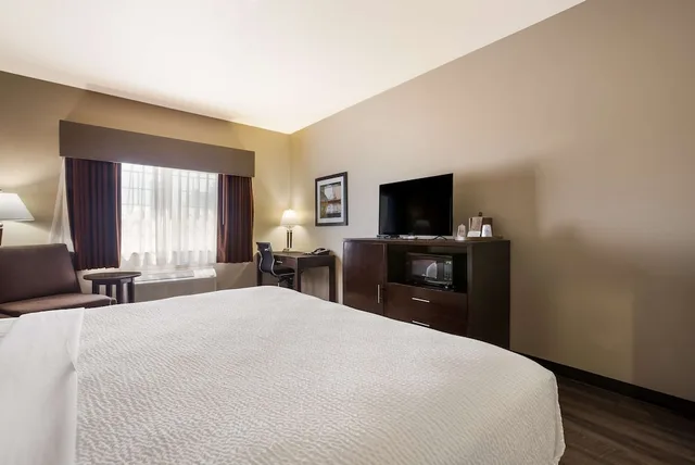 غرفة قياسية بسرير كينج يُسمح فيها بالحيوانات الأليفة، Best Western Northwest Lodge 5/10