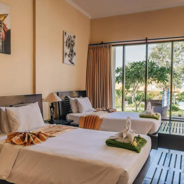 غرفة قياسية بسرير مزدوج أو سريرين منفصلين، Ocean View Tulamben Dive And Resort 3/10