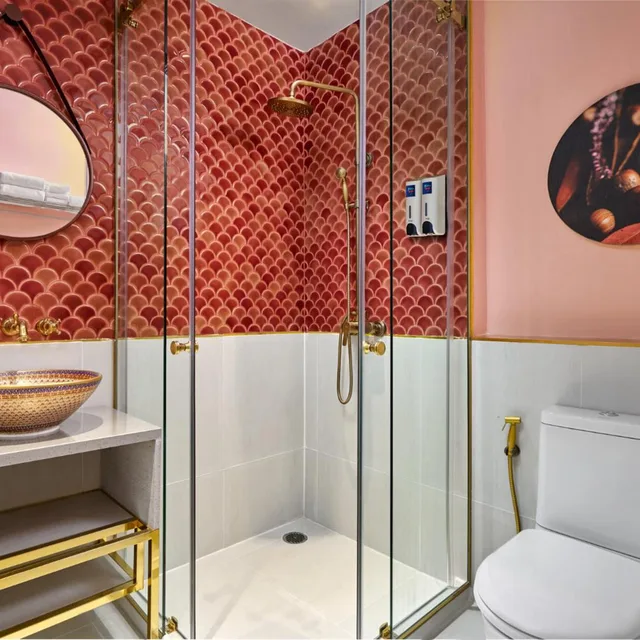 غرفة قياسية بسرير كوين، Riva Vibe Hotel Bangkok 3/4