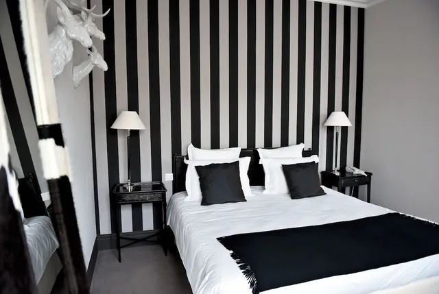 غرفة ديلوكس بسرير مزدوج بإطلالة على المدينة، Hotel Particulier - La Chamoiserie 3/4