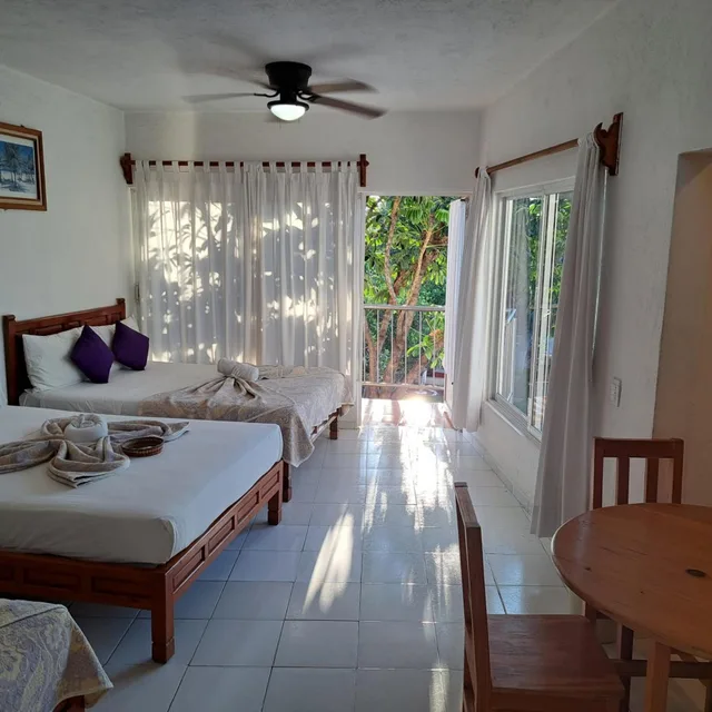 غرفة عائلية بسرير مزدوج، HOTEL QUINTA PARAISO COCOYOC 1/3