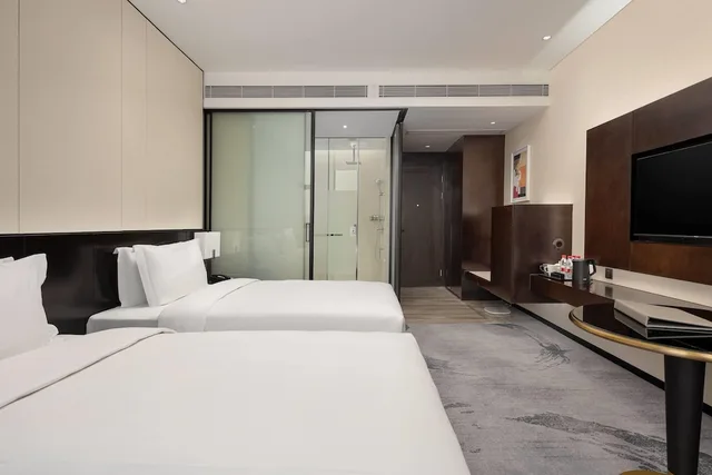 غرفة سوبيريور بسريرين منفصلين، Ramada by Wyndham Huaian City Center 1/1