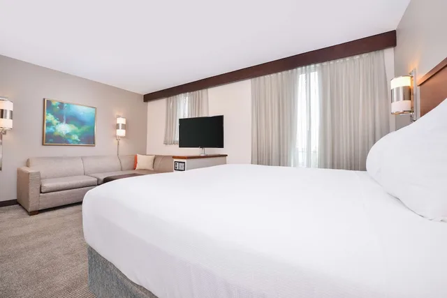 غرفة بسرير كينج مع أريكة لذوي الإعاقة، Hyatt Place Chesapeake/Greenbrier 1/6