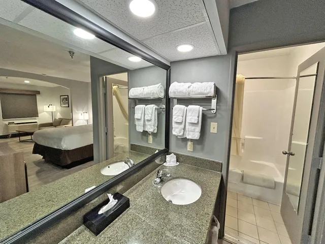 غرفة قياسية بسرير كينج مع أريكة، SureStay Plus by Best Western Cannon A.F.B. 6/7