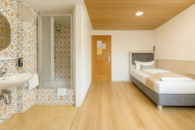 غرفة اقتصادية مفردة بسرير فردي، Hotel Daucher 2/3