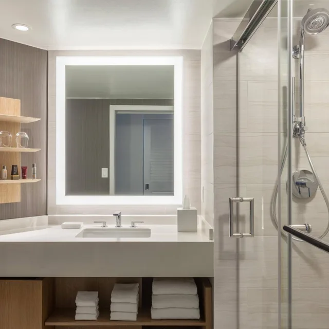 Room, King Bed, Bathtub, Accessible, Tampa Marriott Water Street 5/5