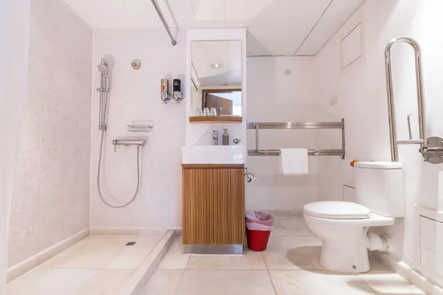 غرفة ديلوكس ثلاثية بسرير كوين وسرير فردي، Homy Residence Hongkong 4/4