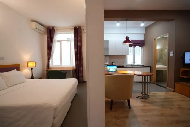 غرفة متصلة بسريرين مزدوجين، Golden Sun Villa Hotel 1/4