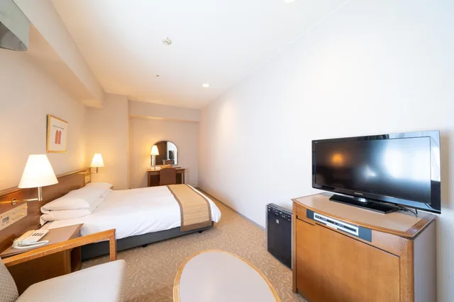 غرفة بسرير مزدوج للمدخنين، Hotel Terrace The Square Hitachi 3/6
