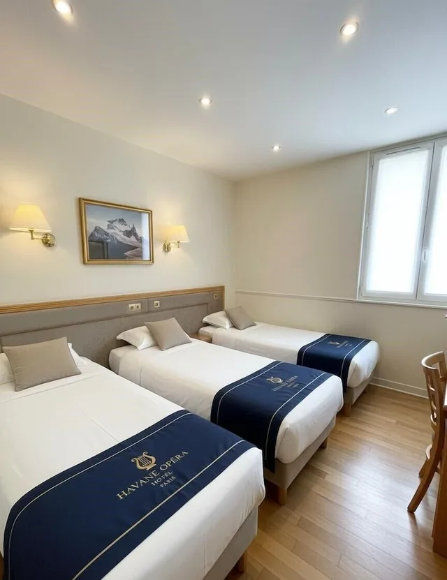 غرفة ثلاثية بسرير مزدوج وسرير فردي، Hotel Havane Opera 2/10