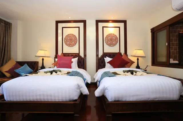 غرفة سوبيريور بسريرين منفصلين، Viang Luang Resort 2/3