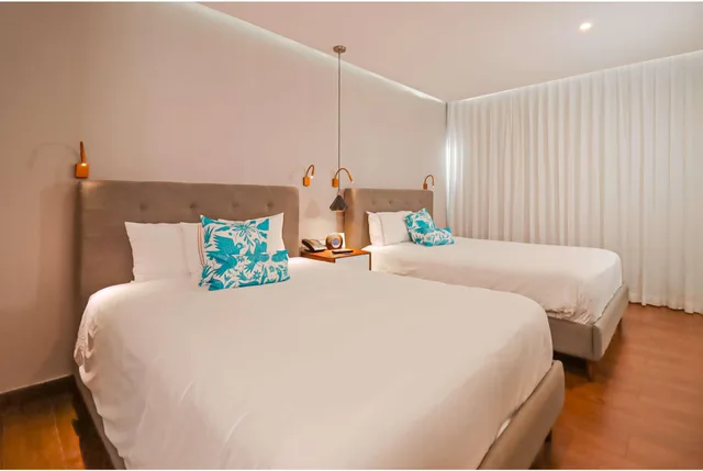 2 Bedrooms, Presidential, Suite, 1 King and 2 Queen Beds, The Fives Downtown Hotel And Residences Curio Collection 3/4
