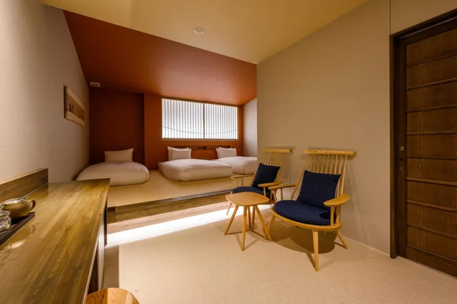 غرفة ديلوكس بسريرين منفصلين، Hotel Wood Takayama 3/7