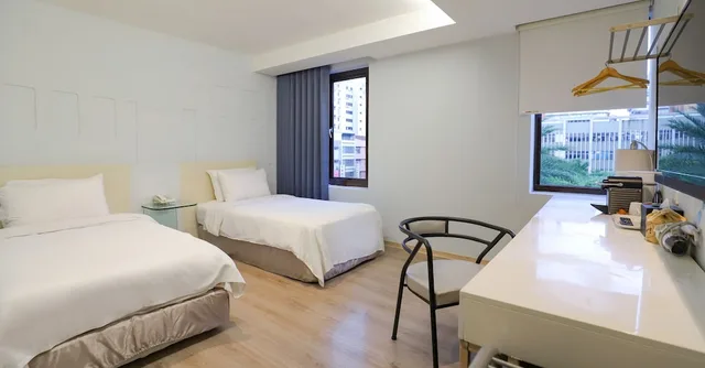 غرفة قياسية بسريرين منفصلين، Hotel Initial-Taichung 6/10
