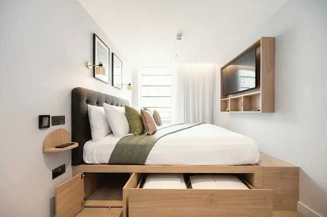 شقة بسرير كينج بغرفة نوم واحدة مع أريكة، Wilde Aparthotels, London Liverpool Street 2/4