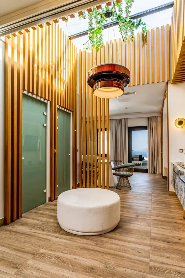 جناح شهر العسل بسرير كينج بإطلالة على البحر بجاكوزي، Cresanto Luxury Suites 9/9