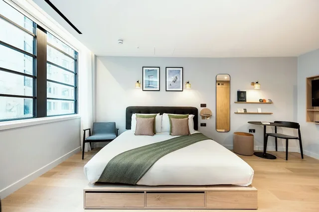 استوديو بسرير كينج لذوي الإعاقة، Wilde Aparthotels, London Liverpool Street 3/6