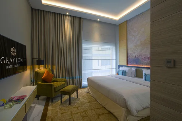 جناح تنفيذي بسريرين منفصلين، Grayton Hotel Dubai 1/3