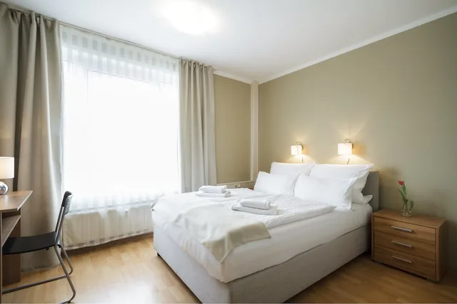 غرفة قياسية بسرير مزدوج بغرفة نوم واحدة، Hotel Pankow 4/7