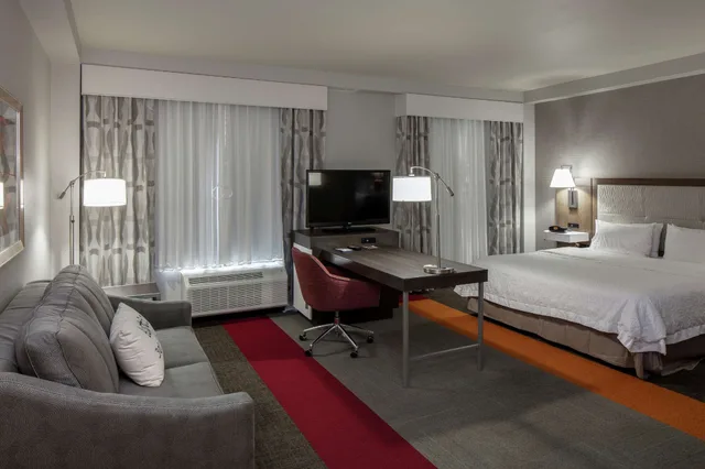 1 King Mobility Access Ri Shwr Studio Nosmok، Hampton Inn & Suites Austin Cedar Park-Lakeline 2/2