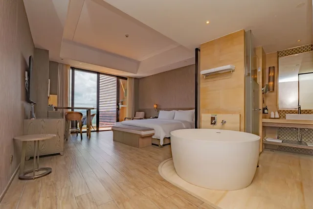 غرفة ديلوكس بسريرين منفصلين بإطلالة على المدينة، Mangrove Tree Resort World (Coral Tower) 7/8
