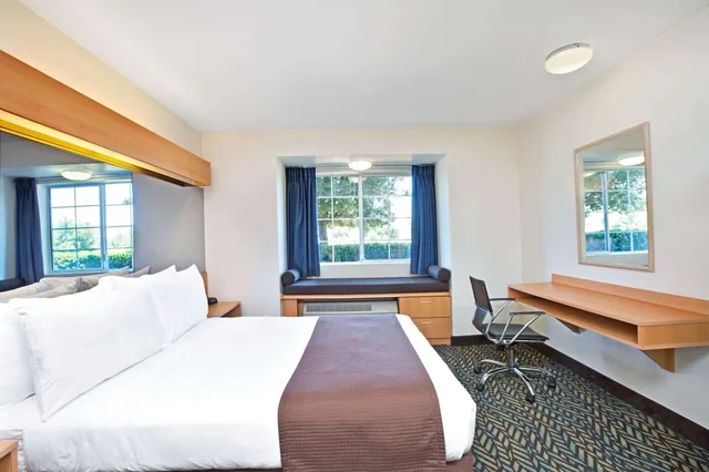 جناح بسرير كوين مع أريكة لذوي الإعاقة، Microtel Inn And Suites Morgan 2/3