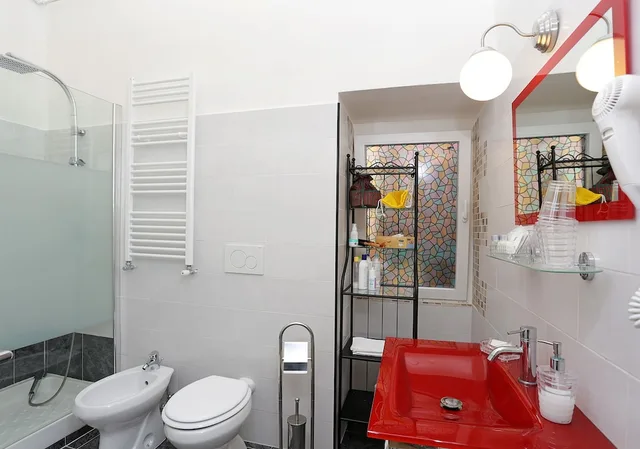 غرفة عائلية بشرفة، La Locanda Viminale 1/1