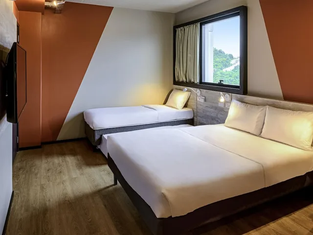 غرفة قياسية بسريرين مزدوجين، Ibis Budget Balneario Camboriu 2/3