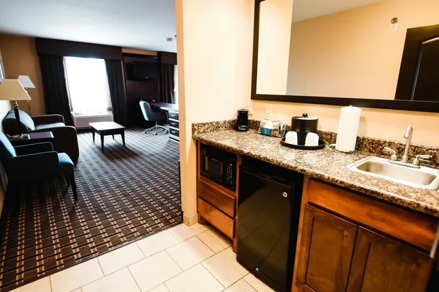 جناح استوديو بسرير كينج مع أريكة، Hampton Inn And Suites Pine Bluff 3/4