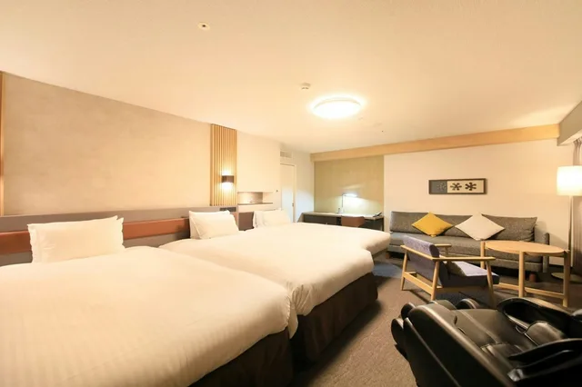 غرفة بسريرين منفصلين، Richmond Hotel Yamagata Ekimae 1/2