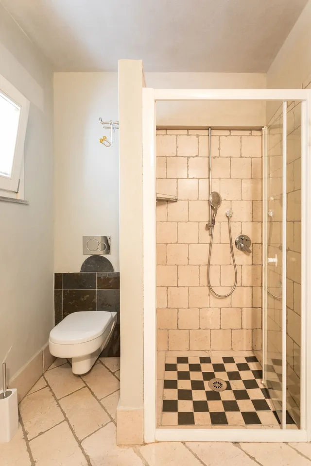 غرفة بسريرين منفصلين مع أريكة في الملحق، Maison Tresnuraghes 10/10