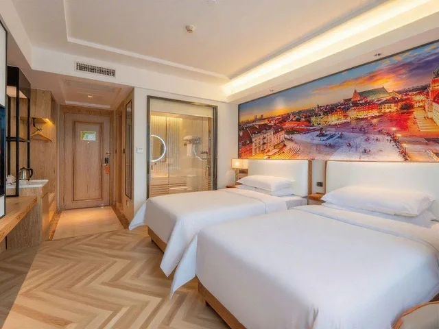 غرفة ديلوكس بسريرين منفصلين، Vienna Hotel (Foshan West Railway Station Airport Branch) 1/3