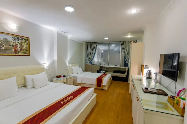 غرفة ديلوكس عائلية بسريرين كوين، A25 Hotel - 307 Ly Tu Trong 2/10