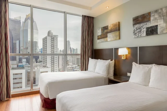 شقة عائلية بسريرين مزدوجين بغرفتي نوم، Marriott Executive Apartments Panama City, Finisterre 2/7