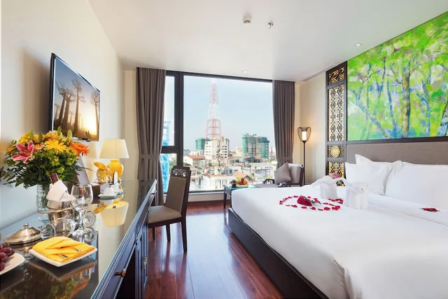 غرفة ديلوكس بإطلالة على المدينة، Thanh Lich Royal Boutique Hotel 4/7