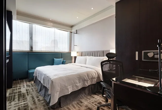 غرفة جونيور بسرير كينج وسرير كوين، The Tango Hotel Taipei Nanshi 3/6