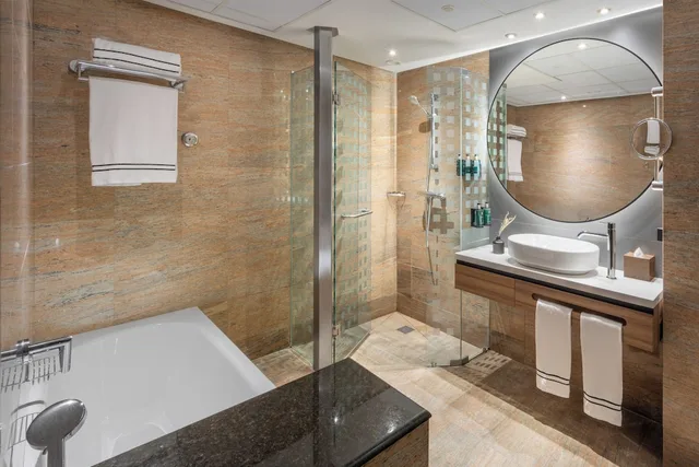 جناح جونيور بسرير كوين مع أريكة، Melia Valencia Palacio de Congresos Formely Hilton Valencia 9/10
