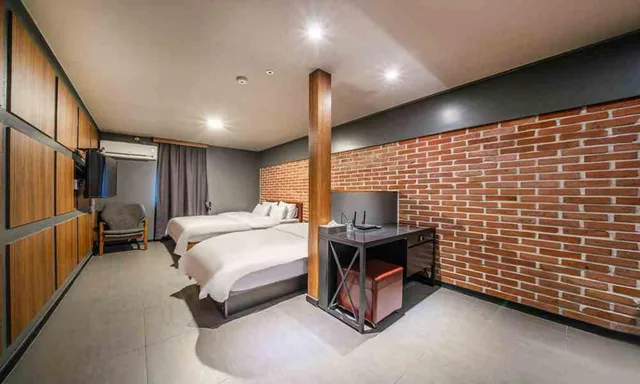 غرفة عائلية بسرير فردي، Sintanjin Hotel Box Daejeon 3/5
