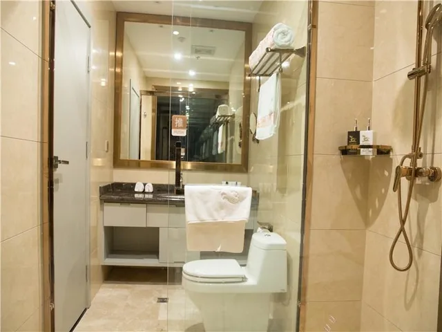 غرفة بريميير بسريرين منفصلين، GreenTree Eastern Yibin Yijian Road New City Plaza Hotel 3/3