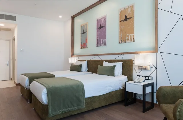 غرفة ديلوكس بسرير مزدوج أو سريرين منفصلين، ISG Airport Hotel 5/6