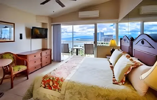 غرفة بإطلالة على البحر بغرفتي نوم، Waikiki Shore by OUTRIGGER 1/2