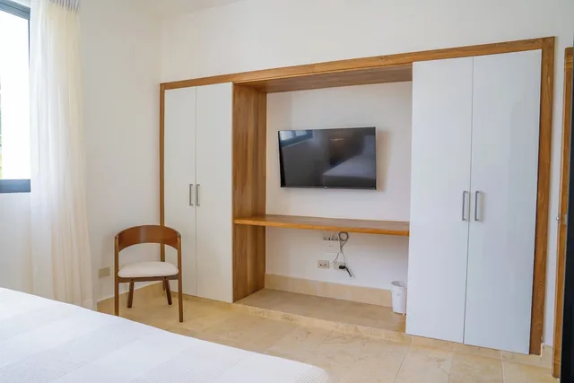 3 Bedrooms, Family, House, 1 King and 2 Double Beds, Queen Bed, Courtyard View, Patio، Xeliter Green One Playa Dorada 5/8