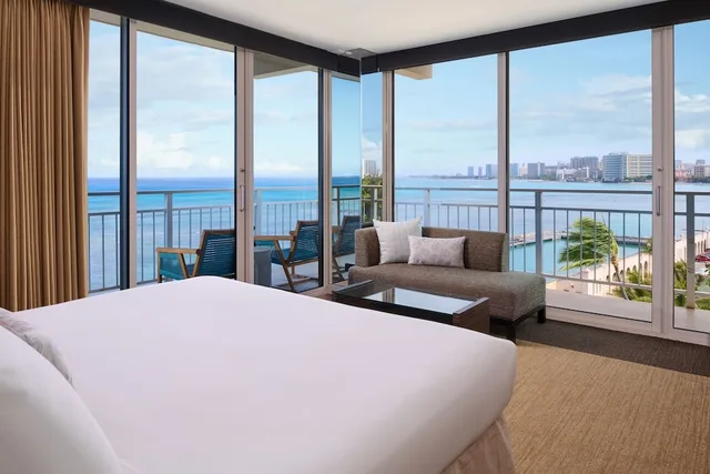 Room, King Bed, Ocean Front، Kaimana Beach Hotel 3/4