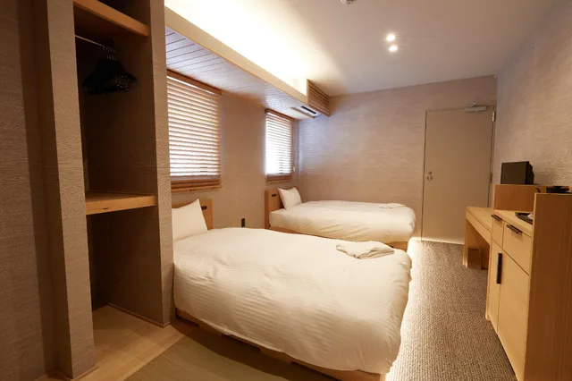 غرفة قياسية بسريرين منفصلين، Kamakura Hotel 1/1