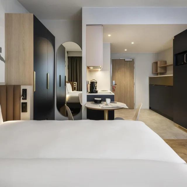 Elegant, Studio, Quadruple, Aparthotel Adagio Access Brussels Delta 7/10